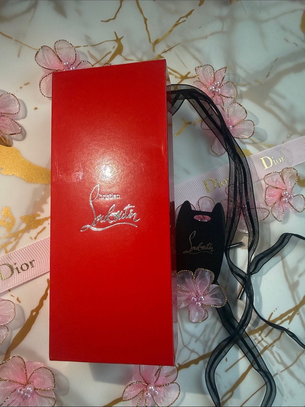 Christian Louboutin Red Shiny Lipstick 001 Retail $120 Brand New in Box AMAZING